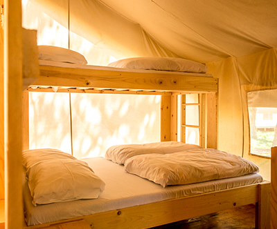 Kamp Veli Jože, Savudrija: glamping šotor