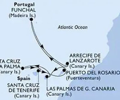MSC Musica Tenerife-Gran Canaria-Madeira MSC Musica Tenerife-Gran Canaria-Madeira