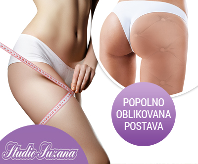 Studio Suzana: Preoblikovanje telesa z LPG lipomasažo 