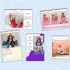Personaliziran stenski koledar z vašimi fotografijami