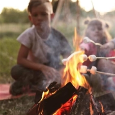Večnamensko kurišče Pixie 4v1, kuhanje, pečenje