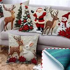 CutePillows, božične prevleke za blazine, 4 kosi