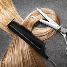 Frizerski salon Huda čupca: fen frizura
