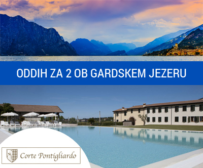 Popoln oddih ob Gardskem jezeru za 2