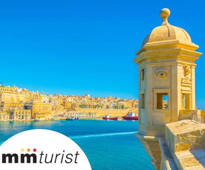 Popoln oddih na Malti s povratno letalsko karto