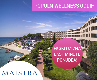 Oddih na otocku Sv. Andrije v Island Hotelu Istra 4*