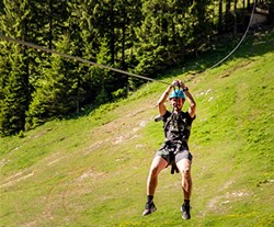nihalka in zipline golte