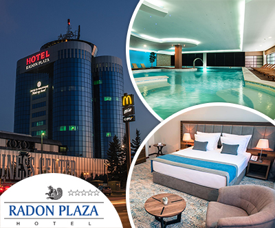 3-dnevni paket za 2 v Radon Plaza hotelu 5* v Sarajevu