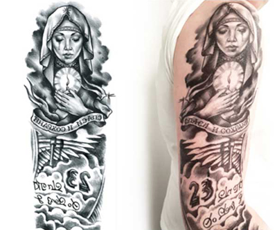 Mega Tattoo - komplet 3 tattoo nalepk