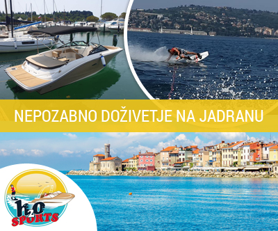 Vožnja z wakeboardom ali smucanje na vodi (20 min)
