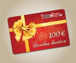 Darilna kartica 1nadan.si za 70 €.