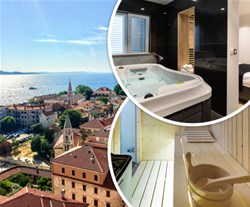 zadar, marcius luxury apartment with sauna and jacuzzi