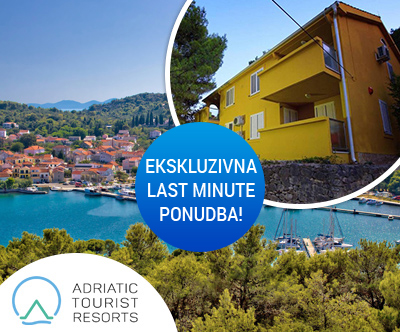 Družinski oddih v apartmajih 3* na prelepem Ugljanu