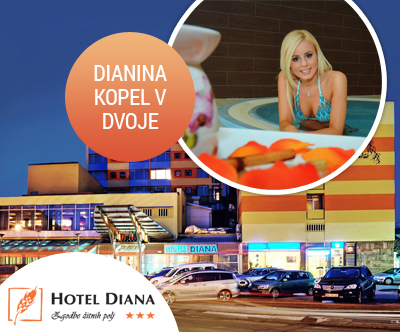 Romanticni wellness vikend v hotelu Diana 3*