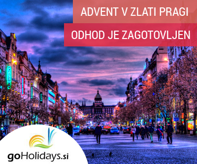 2-dnevni izlet v adventno zlato Prago z goHolidays!