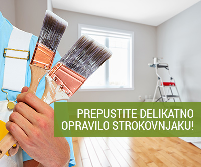 Profesionalno beljenje stenskih površin