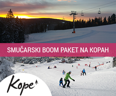 5-dnevni smucarski paket na Kopah za 2 osebi