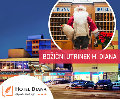 Božicni utrinek hotela Diana 3*