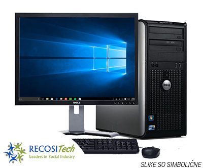Obnovljen trojcek Dell OptiPlex 380 MTz 19