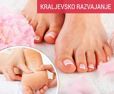 Kraljevska pedikura s parafinsko kopeljo