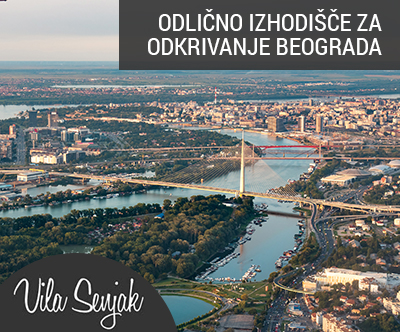3-dnevni oddih za 2 osebi v Vili Senjak v Beogradu