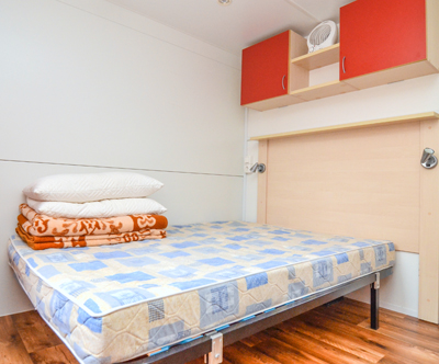 Oddih v mobilnih hiškah Kampa Natura; Terme Olimia