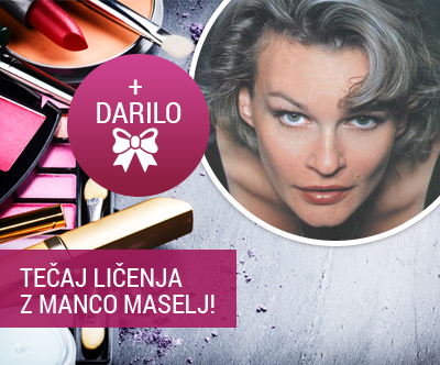 Tecaj licenja z vizažistko Manco Maselj + dodatna oseba
