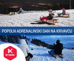 nočno sankanje, krvavec