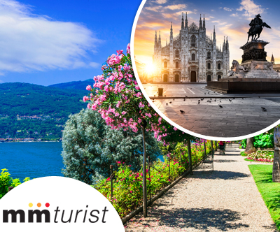 Milano in slikoviti Boromejski otoki z M&M Turist!