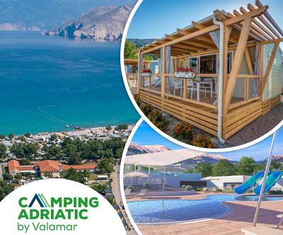 Hiške za 4+2; Baška Beach Camping Resort 4*