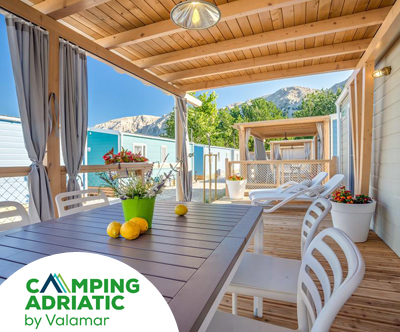 Hiške za 4+2; Baška Beach Camping Resort 4*