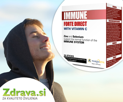 Immune Forte Direct z vitaminom C, cinkom in selenom