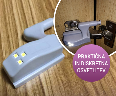 Komplet 2 avtomatskih LED luci za omare