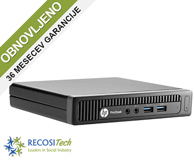 Obnovljen namizni racunalnik HP 600 G1 MINI