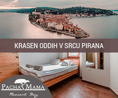 Nepozaben oddih v Guest House PachaMama v Piranu