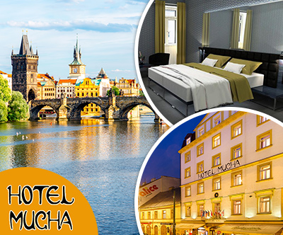Potep v Prago za 2 osebi, v hotelu Mucha