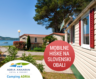 Najem mobilne hiške za 4-5 oseb v kampu Camping Adria!