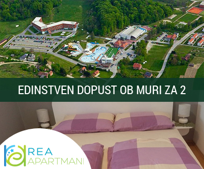 Apartma Rea (2x nocitev), kopanje v toplicah Sv. Martin