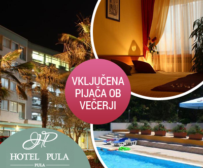Hotel Pula 3*, Istra: pocitnice s polpenzionom za 2