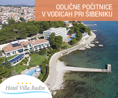 Hotel Villa Radin 4*, Vodice: 4-dnevni oddih za 2
