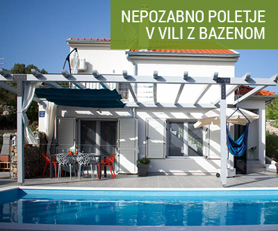 Vila Dolce Vita 4*, Vrulje: vila z bazenom pri Šibeniku