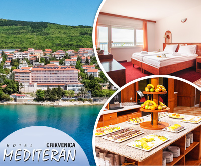  Hotel Mediteran 3* Crikvenica, oddih s polpenzionom 