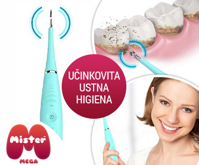 Ultrasonična zobna prha za odstranjevanje zobnih oblog