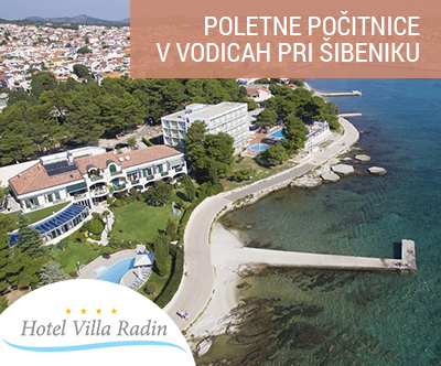 Hotel Villa Radin 4*, Vodice: 3-dnevni oddih za 2