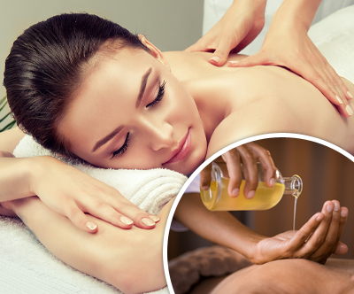 Salon Aurora: masaža hrbta z magnezijevim oljem