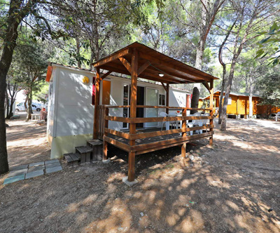 Kamp Porat, Pag: mobilne hiške