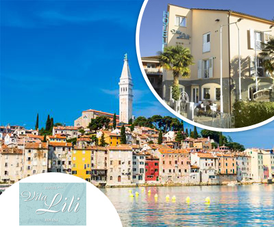 Hotel Vila Lili 3*, Rovinj: nocitve z zajtrkom v Istri