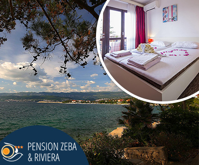 Penzion Zeba & Riviera, otok Krk: poletni oddih