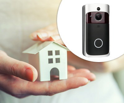 Brezžični pametni zvonec s kamero X SMART HOME