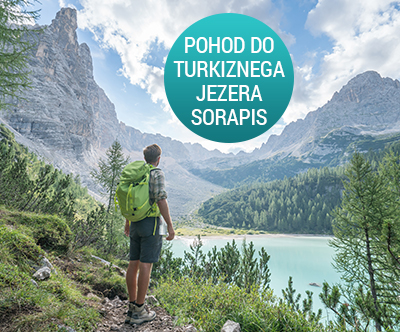 Pohod do jezera Sorapis, Dolomiti, Italija: izlet